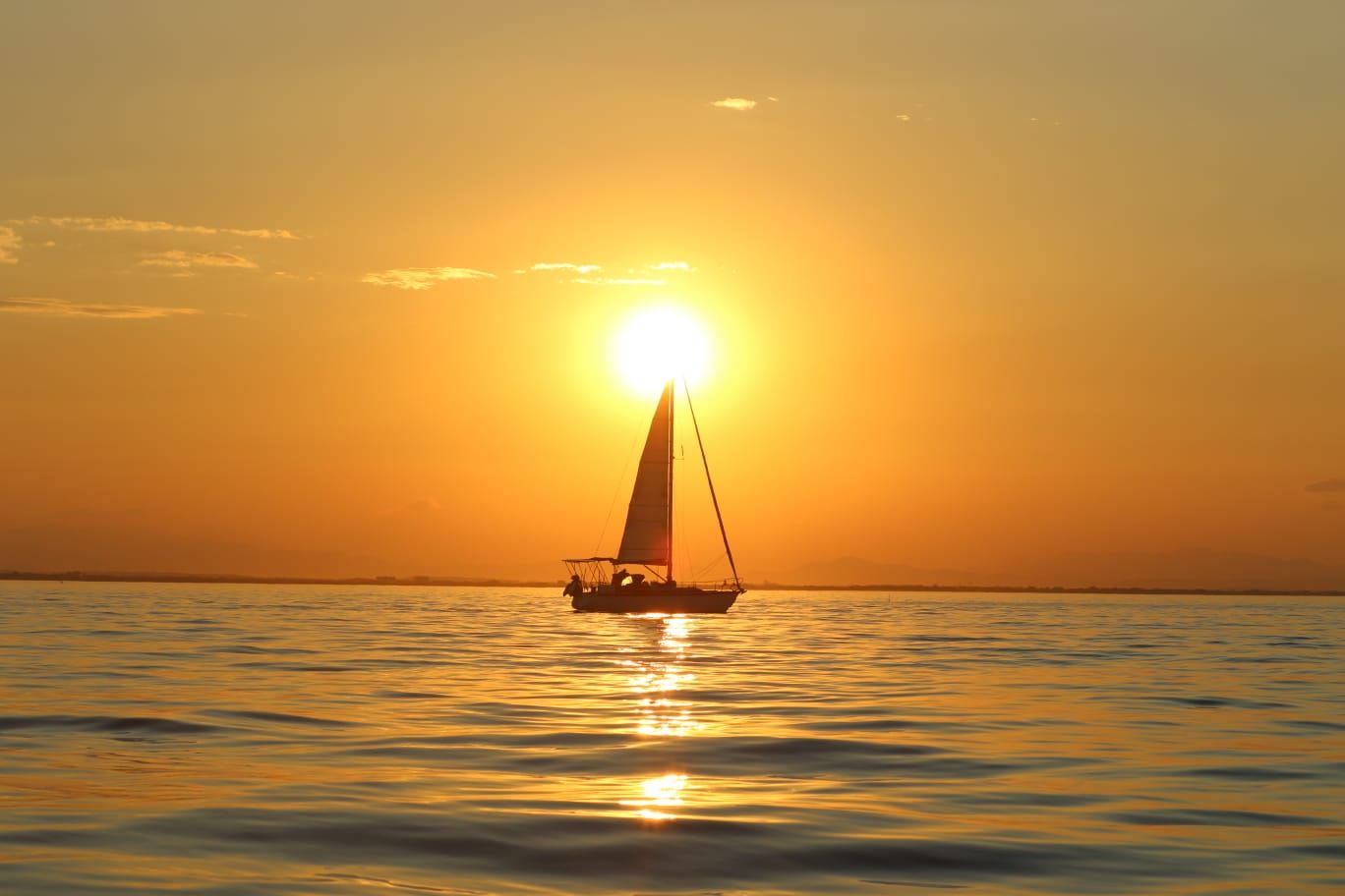 sortie bateau coucher de soleil - sunset - balade en mer