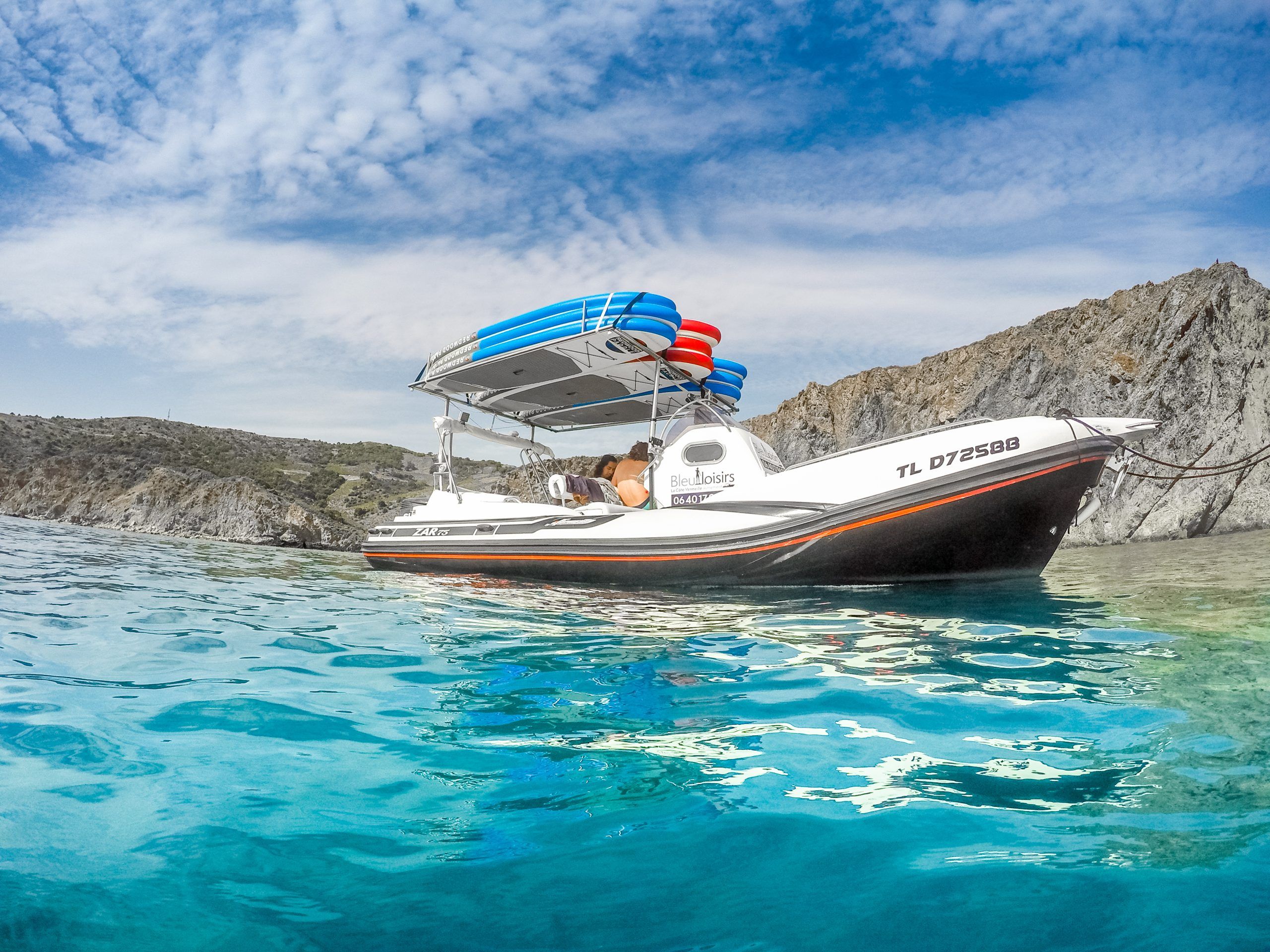 balade en bateau - sortie en mer - cote vermeille - banyuls sur mer - collioure - argeles sur mer