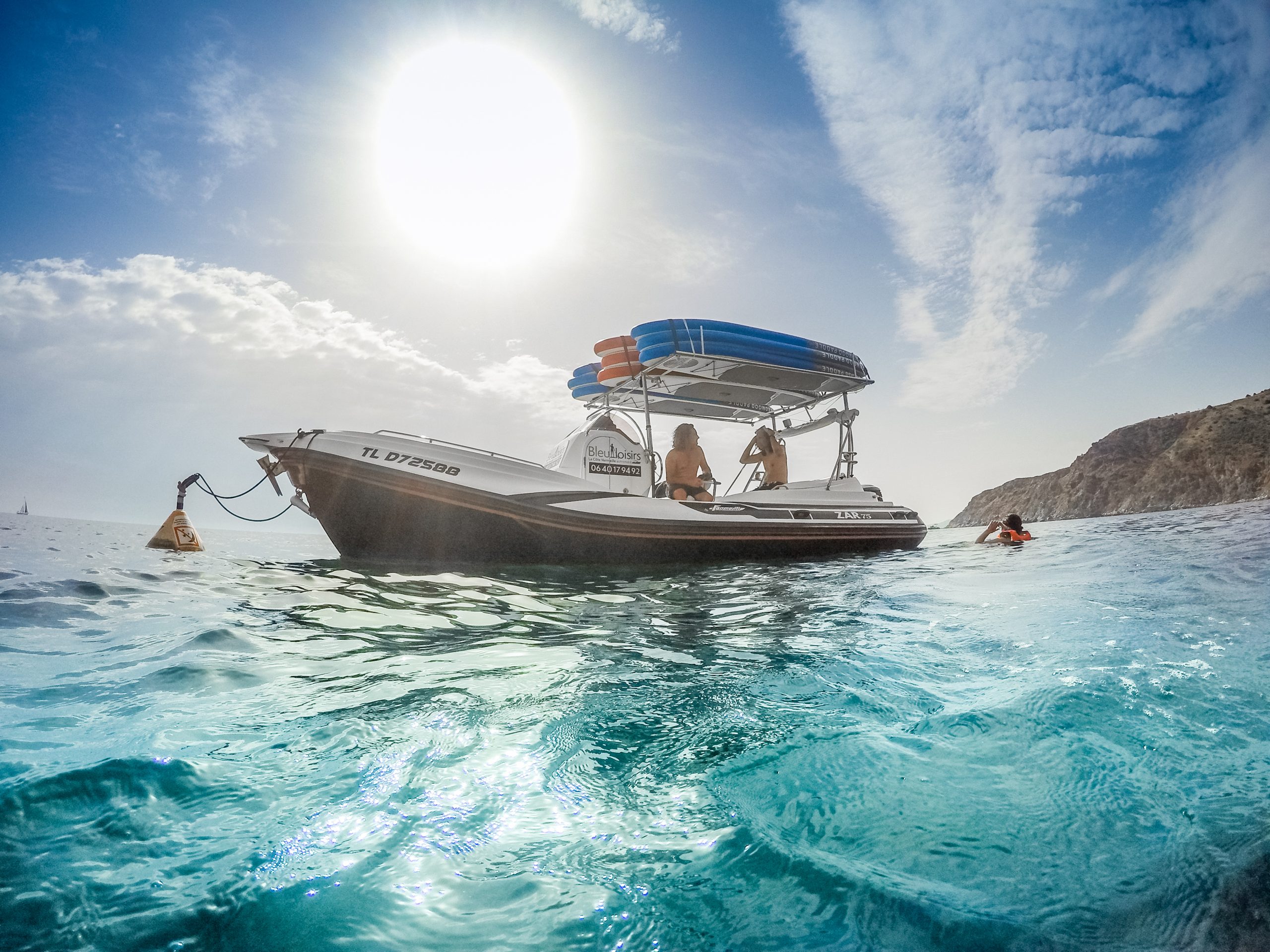 balade en bateau - promenade en mer - espagne - costa brava - port bou
